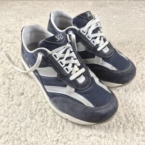 SAS Tour Mesh Women’s Walking Sneakers Navy Blue Tripad Comfort Lace Up Shoes 6W